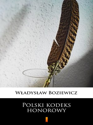 cover image of Polski kodeks honorowy